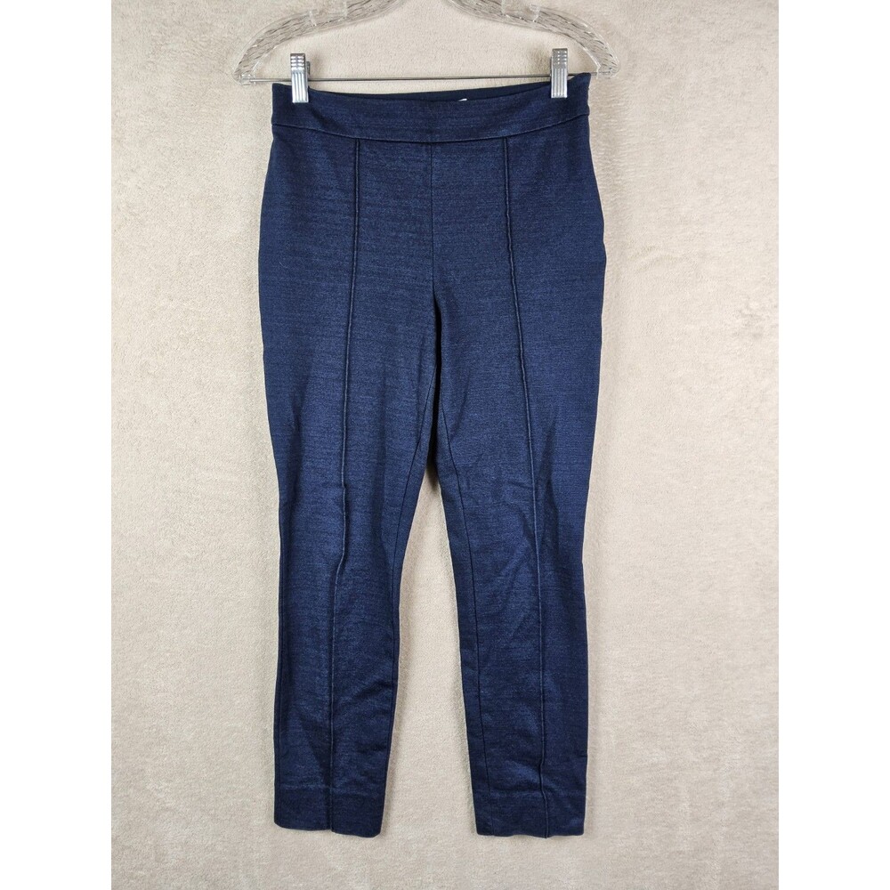 Diane Von Furstenberg Women's Side Zip Permanent Pleat Ponte Pants Size 2
